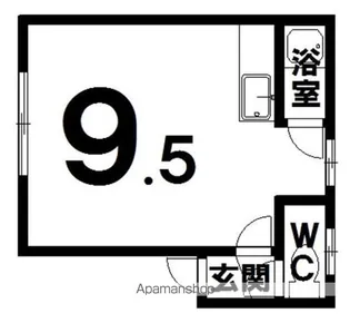 コーポベルバード【2階】の間取り